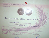 diplome du moulin a noix de Chogne